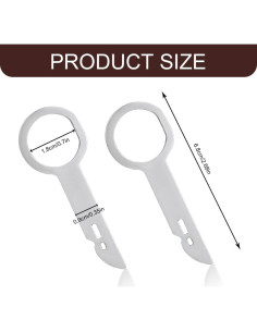 Juego de 4 Herramientas de Extracción de Radio HABNVUON 2