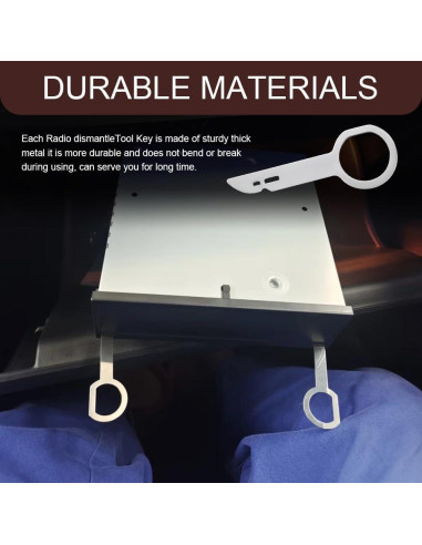 Juego de 4 Herramientas de Extracción de Radio HABNVUON