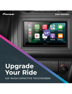 Receptor Multimedia Doble Din Pioneer DMH-1600NEX - 6.8" Bluetooth, Apple CarPlay, Android Auto 2