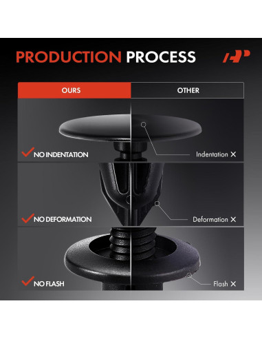 30 Clips Sujetadores de Panel A-Premium para Volkswagen