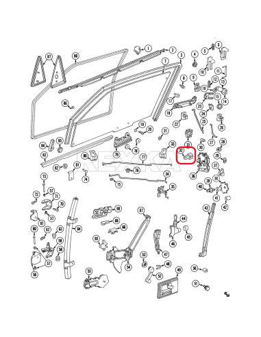 Clip de Varilla de Cerradura de Puerta Rexka 15pcs para Chevrolet y GM