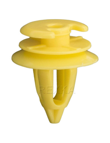 30 Clips de Panel de Recorte Amarillo Rexka para BMW Mini