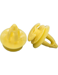 30 Clips de Panel de Recorte Amarillo Rexka para BMW Mini 2