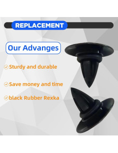 30 Clips de Panel de Rocker Nylon NINGFIST para BMW Mini Cooper 2