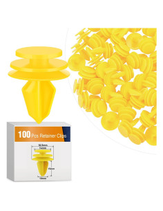 GOOACC 100 Clips de Panel de Puerta 10mm para Chrysler Jeep