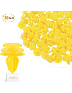 GOOACC 100 Clips de Panel de Puerta 10mm para Chrysler Jeep 2