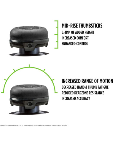 KontrolFreek CQC para Xbox One/Series X - Thumbsticks Negro