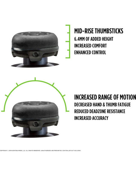 KontrolFreek CQC para Xbox One/Series X - Thumbsticks Negro