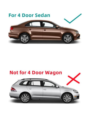 Cristal de Ventana Trasera Lado Derecho Volkswagen Jetta 2011-2018