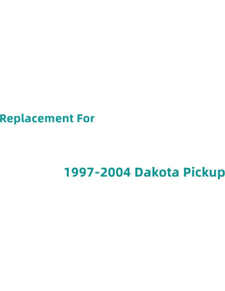 Cristal Trasero Dodge Dakota Pickup 1997-2004 Vidrio Templado
