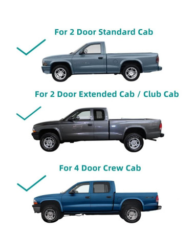 Cristal Trasero Dodge Dakota Pickup 1997-2004 Vidrio Templado