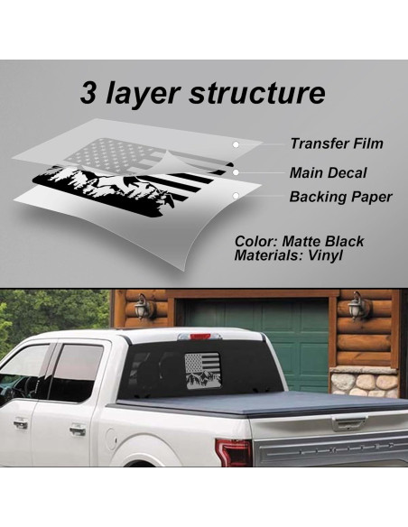 Calcomanía de Ventana Ford F150 F250 F350 2015-2025 Yukauto