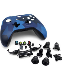 Carcasa Completa Xbox One S Deal4Go Camuflaje Azul 2