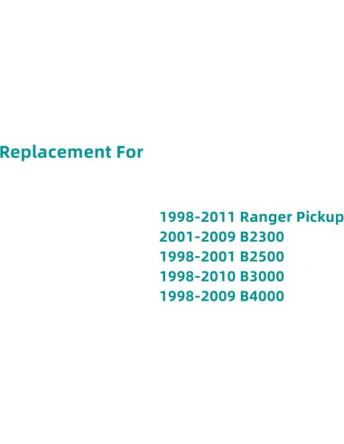 Cristal de Ventana Trasera Estacionario Ford Ranger 1998-2011