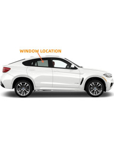 Cristal de Ventana Trasera Lado Derecho BMW X6 2015-2019 K&L 2