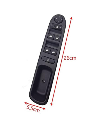 Interruptor de Control de Ventana Eléctrica Genérico para Peugeot 307