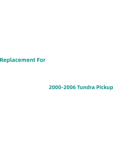 Cristal Ventana Trasera Toyota Tundra 2000-2006 - Vidrio Templado