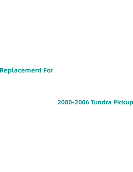 Cristal Ventana Trasera Toyota Tundra 2000-2006 - Vidrio Templado