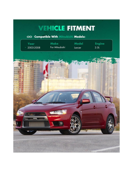 Alerón Trasero SCITOO Negro para Mitsubishi Lancer 4 Puertas