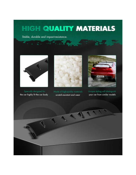 Alerón Trasero SCITOO Negro para Mitsubishi Lancer 4 Puertas