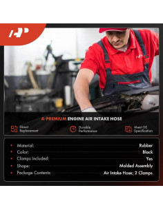 Manguera de entrada de aire A-Premium para BMW 325i 1987-1988 2