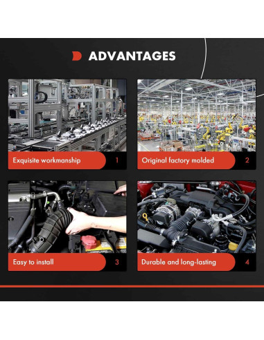 Manguera de entrada de aire A-Premium para BMW 325i 1987-1988
