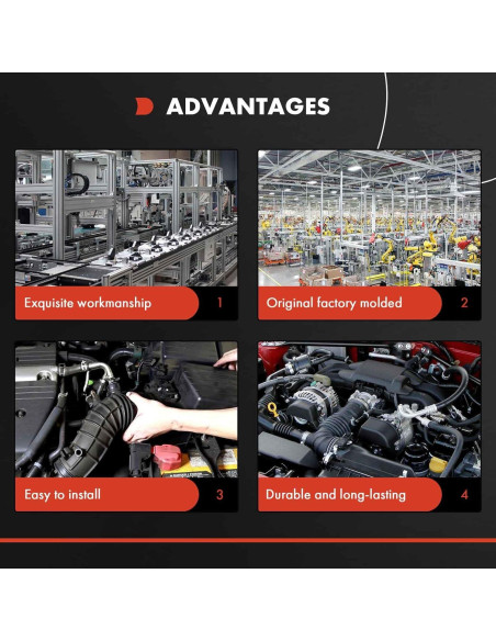 Manguera de entrada de aire A-Premium para BMW 325i 1987-1988