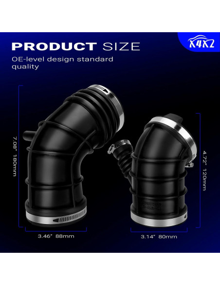 Manguera de Entrada de Aire X4XZ para BMW E46 E36 Z3 0.45kg