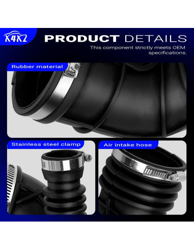 Manguera de Entrada de Aire X4XZ para BMW E46 E36 Z3 0.45kg
