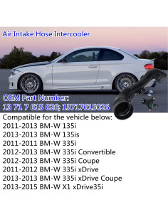 Manguera de Admisión de Aire AKWH para BMW 135i 335i X1 2