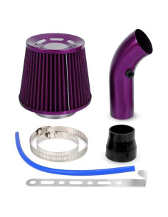 Kit de Entrada de Aire Frío BARTOO 3'' Aluminio Filtro Universal