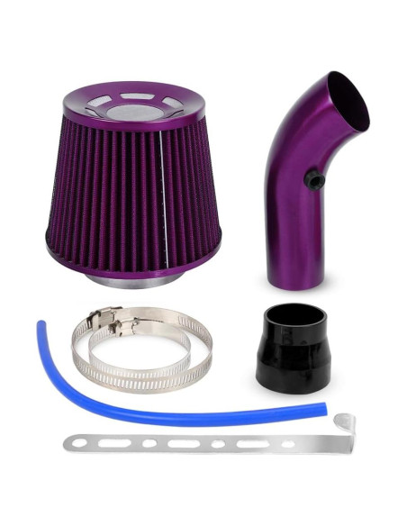 Kit de Entrada de Aire Frío BARTOO 3'' Aluminio Filtro Universal