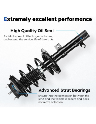 Amortiguadores Frontales TadaMark para Ford Focus 2.0L 2006-2011