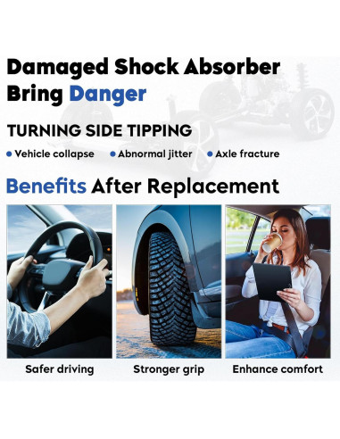 Amortiguadores Frontales TadaMark para Ford Focus 2.0L 2006-2011