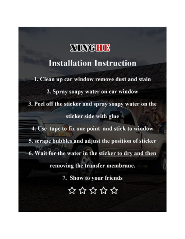 Calcomanía de Bandera Americana Xinghe para Dodge Ram 2009-2024