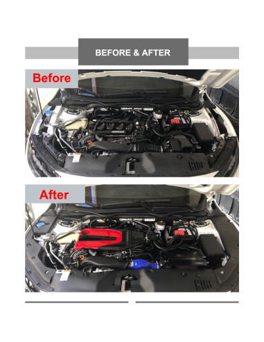 Cubierta de Válvula de Motor Cuztom Tuning Honda Civic 2016-2020