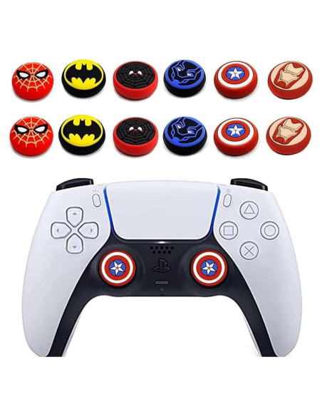 Cubiertas de Agarre para Joystick Jaeespon 12 Piezas Antideslizantes
