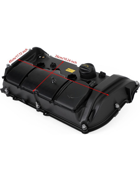 Cubierta de Válvula del Motor Areyourshop para BMW F20 F21 F30 F31
