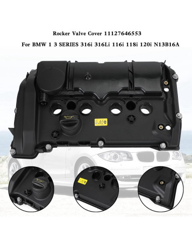 Cubierta de Válvula del Motor Areyourshop para BMW F20 F21 F30 F31