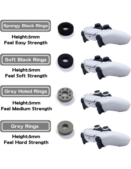 Anillos de Precisión 24PCS para PS4, PS5, Xbox, Switch