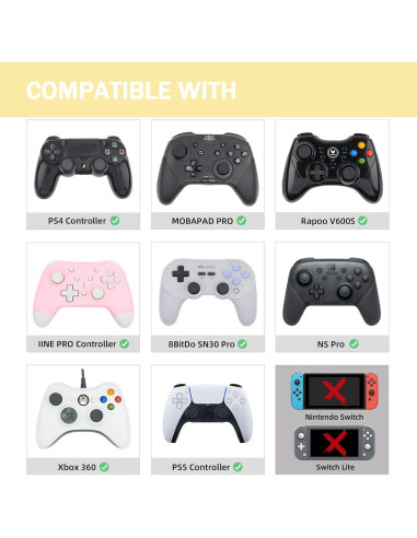 Cubiertas de Agarre para Joystick Jaeespon 12 Piezas Antideslizantes