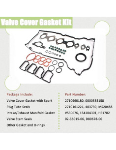 Kit Junta Tapa Válvula AUCERAMIC para Mercedes Benz 2011-2014 2