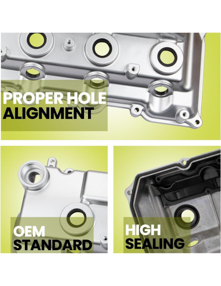 Cubierta de Válvula de Motor Mocar7 Aluminio 2003-2017 Toyota