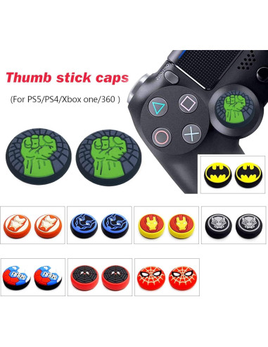 Cubiertas de Agarre para Joystick Jaeespon 12 Piezas Antideslizantes