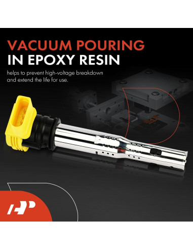 Bobinas de Encendido A-Premium Set de 5 para Volkswagen y Audi