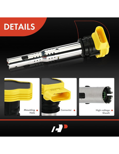 Bobinas de Encendido A-Premium Set de 5 para Volkswagen y Audi