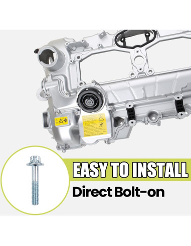 Cubierta de Válvula de Aluminio Mocar7 para BMW 2.0L 2012-2018