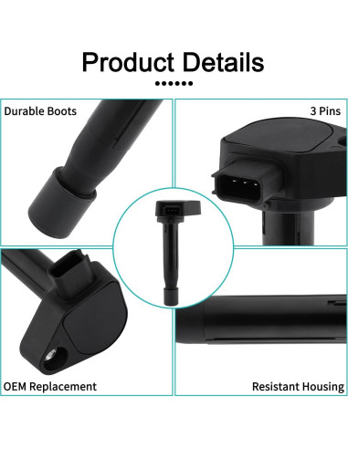 Paquete de Bobinas de Encendido AULINK UF242 para Honda Acura