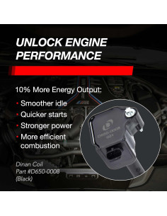 Bobina de Encendido Dinan D650-0008 Negra para BMW Series B y S 2