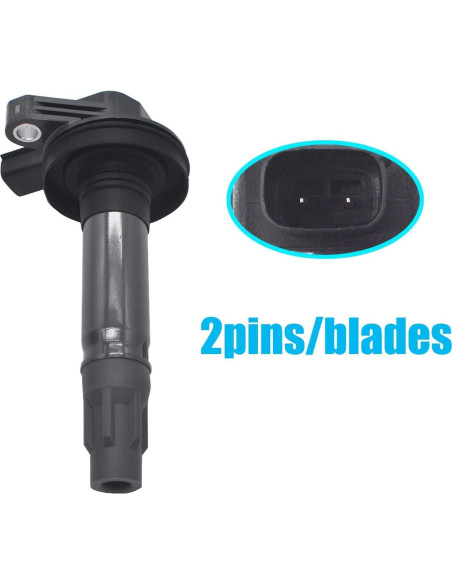 Paquete de Bobina de Encendido OYEAUTO UF553 y Bujías Iridio